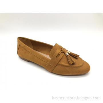 Women's Tassel Slipon Loafer Flats Shoes